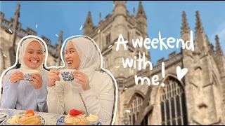 MALAYSIAN STUDENT IN BRISTOL🇬🇧: study in the library, exploring clifton, went to Bath!