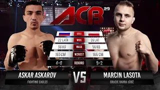 Аскар Аскаров vs. Марчин Ласота | Askar Askarov vs. Marcin Lasota | ACB 29 - Poland