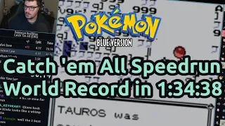 Pokémon Blue - Catch 'em All Speedrun in 1:34:38 [Former World Record]