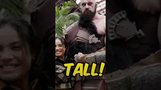 When giant kratos meet his fans - Kratos giant #shorts #giant #kratos #viral