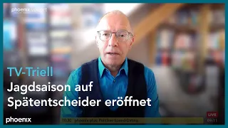 tagesgespräch mit Prof. Karl-Rudolf Korte zum TV-Triell der Kanzler:inkandidat:innen am 13.09.21