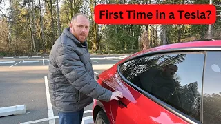 How to open the door when your Uber arrives in a Tesla Model 3