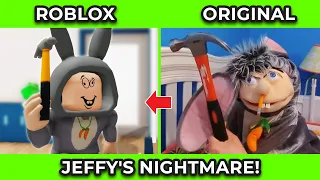 SML Movie vs SML ROBLOX: Jeffy's Nightmare ! Side by Side