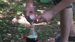 КОКА-КОЛА с СОДОЙ и УКСУСОМ | ЭКСПЕРИМЕНТ С COCA-COLA