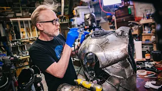 Adam Savage's One Day Builds: Painting Iron Man Armor!