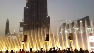 Dubai Fountain Show – Andrea Bocelli "The Prayer"