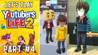 Helped LaurenzSide and met Paluten and GermanLetsPlay | Let's Play Youtubers Life 2 |  Part #4