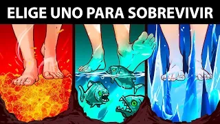 10 Acertijos de supervivencia que te harán pensar con cuidado antes de elegir