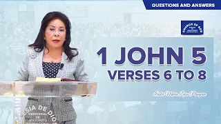 (English) 1 John 5 verses 6 to 8 - Sr. Maria Luisa Piraquive