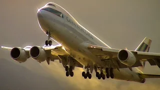 Beautiful Takeoff Cathay Boeing 747-8