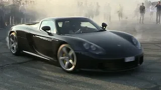 PORSCHE CARRERA GT DRIFT, DONUTS "EPIC COMPILATION"