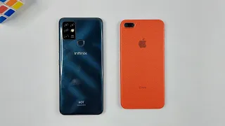 Iphone 7 Plus Vs Infinix Hot 10 - SPEED TEST in 2022