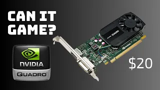 Can You Game on a $20 Graphics Card?