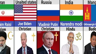 Religion of World Leaders From Different Countries | Religion of  World Leaders | data rivalry