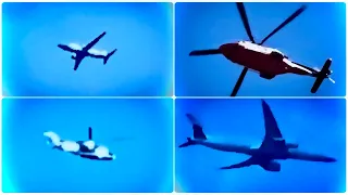 15 Minutes of Plane Spotting Action FT: (Heavies & low flyovers)