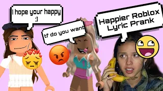 Happier | Olivia Rodrigo Roblox Lyric Prank