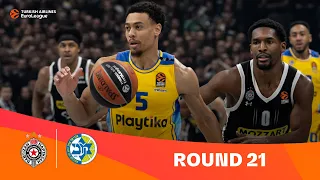 Partizan-Maccabi| Round 21 Highlights | 2023-24 Turkish Airlines EuroLeague