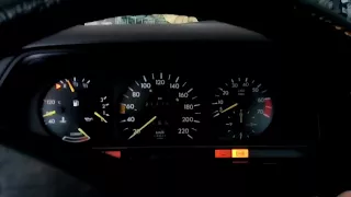 Mercedes 190E warm start after 40min - problem SOLVED