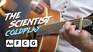 Coldplay "The Scientist" Guitar Lesson - for Beginner AND Intermediate level