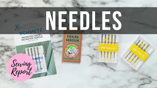 Needles for Embroidery Machines 📍 What I Use | SEWING REPORT
