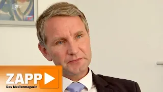 Das ZDF und Björn Höcke: der richtige Umgang? | ZAPP | NDR