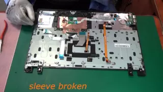 Acer Aspire V5-551 disassembly, cleaning and keyboard replace