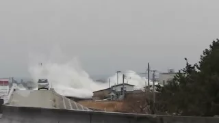 大津波　tsunami japan おいらせ町