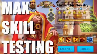 Alexander Nevsky MAX SKILLS LvL 60 Testing in rally and field fighting