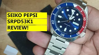 SEIKO PEPSI WATCH REVIEW AND UNBOXING - SRPD53K1 - Why buy a Rolex?