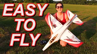 PERFECT!! RC Smart Jet Plane for Beginners - E-flite Habu STS - TheRcSaylors