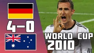 🔥 Германия - Австралия 4-0 - Обзор Матча Чемпионата Мира 13/06/2010 HD 🔥