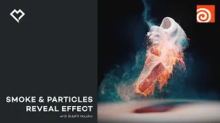 Smoke & Particle Reveal Effect in Houdini