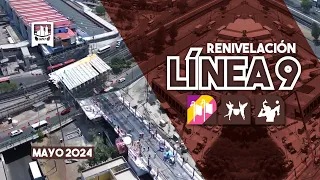 ¿TERMINARÁ a tiempo la RENIVELACIÓN del TRAMO ELEVADO de la Línea 9 del Metro CDMX? - Mayo 2024 #4