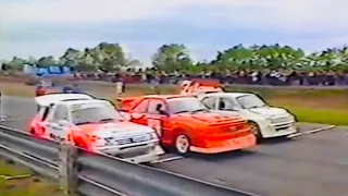 1989 Group B European Rallycross Audi Quattro S1 Peugeot 205 T16 MG Metro 6R4 Mondello Park.