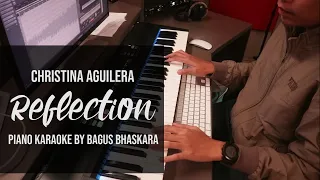 [Piano Karaoke] Reflection - Christina Aguilera (With Lyrics)