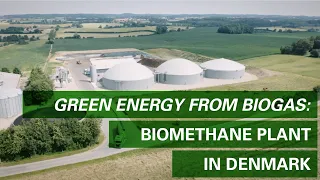 Versatile biogas plant with membrane technology (850 Nm³/h) in Denmark