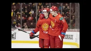 World Juniors 2018-2019 Russia vs Denmark Highlights