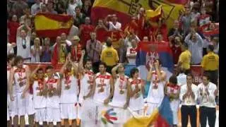 Eurobasket 2009 : Spain Gold Medal and Cup - Serbia silver - Greece bronze - Fiesta Poland