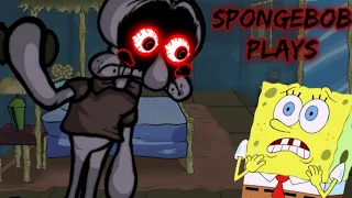 SpongeBob Plays FNF Mistful Crimson Morning Mod