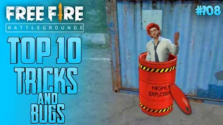 Top 10 New Tricks In Free Fire | New Bug/Glitches In Garena Free Fire #108