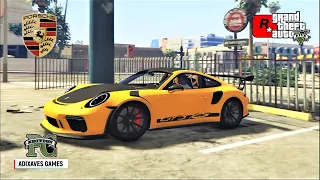 Porsche 911 GT3 RS 2019 | GTA V Real Life Mods | Vehicle TestDrive Review | GTA 5 Gameplay @ 60FPS