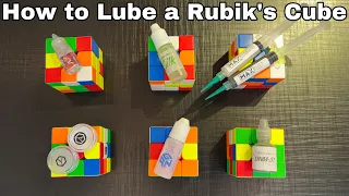 How to Lube a Rubik’s Cube “6 Different Ways” Part-1