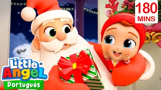 O Papai Noel Chegou, Joãozinho! | 3 HORAS DE LITTLE ANGEL BRASIL! | Músicas Infantis em Português