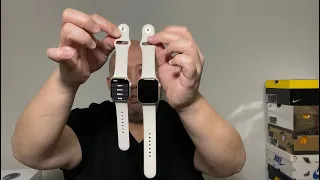 Apple Watch Series 7 Starlight 41mm VS 45mm Comparison Video