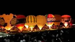 Bristol Balloon Fiesta 2008 Night Glow (Thursday) Amarillo