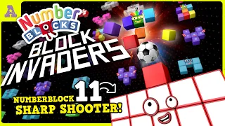 Number 11 in Arcade Numberblocks BLOCK INVADERS