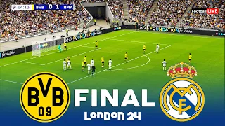 BORUSSIA DORTMUND vs REAL MADRID | FINAL | UEFA Champions League 2024 | Partido completo | PES