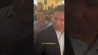 #RonDeSantis asks #reporter if they're blind