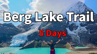 Most Beautiful Hike in Canada | Berg Lake Trail |