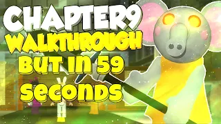 [WORLD RECORD] Roblox Piggy chapter 9 in 59 Seconds (glitches used)